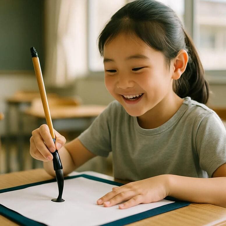 東京の子ども向け習字教室：楽しいレッスンで身につくペンの技術