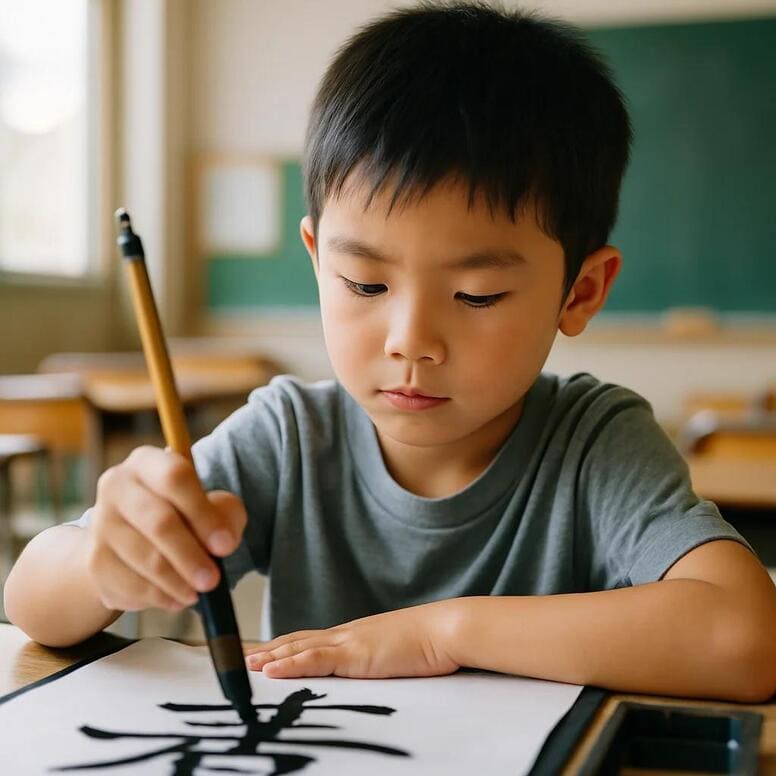 熊本市の子ども習字教室で楽しく学ぶレッスンとトレーニング