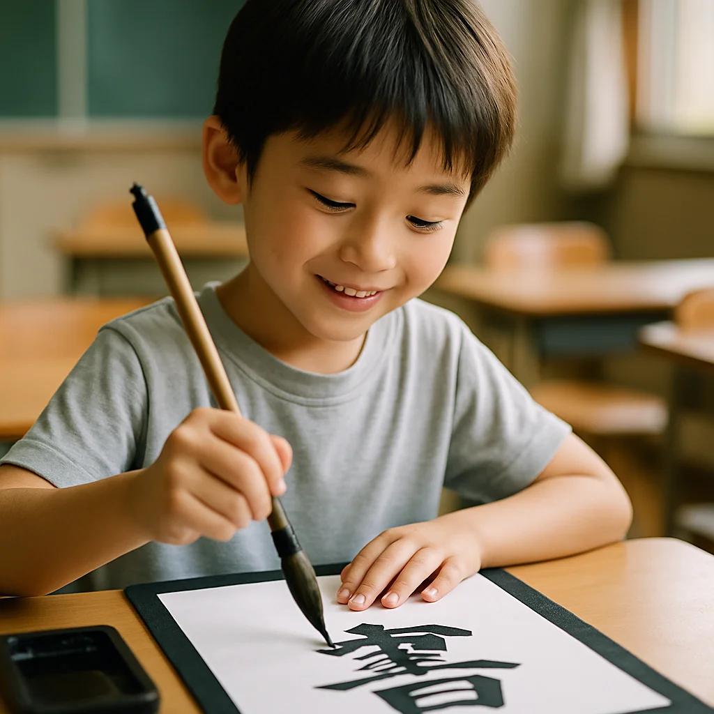 小学生のための習字教室で得られるメリットと学習効果