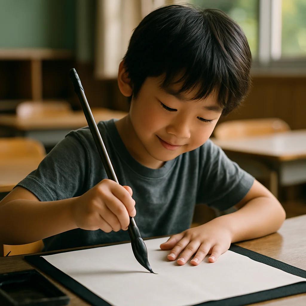 子どもが習う習字の教室選びと海外のトレーニング方法