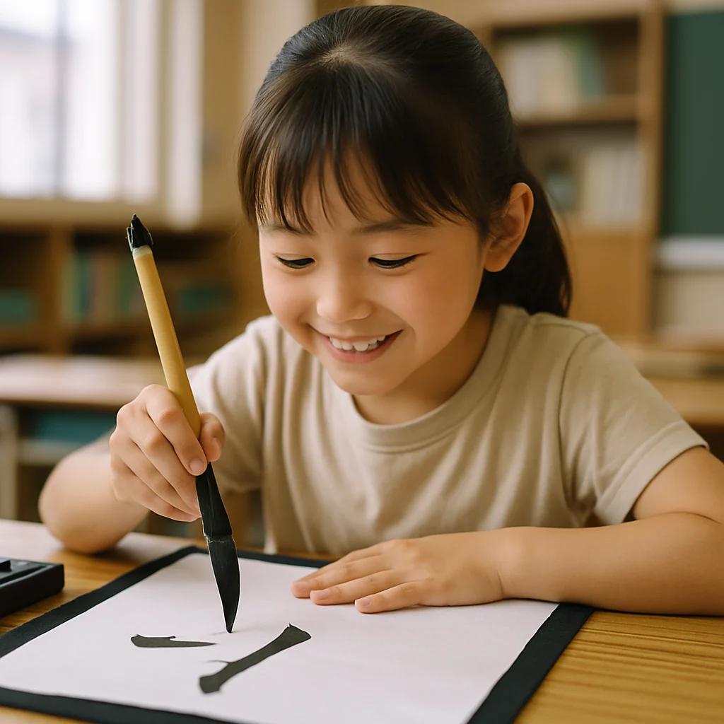 子ども向け習字教室とオンライン書道レッスンの魅力
