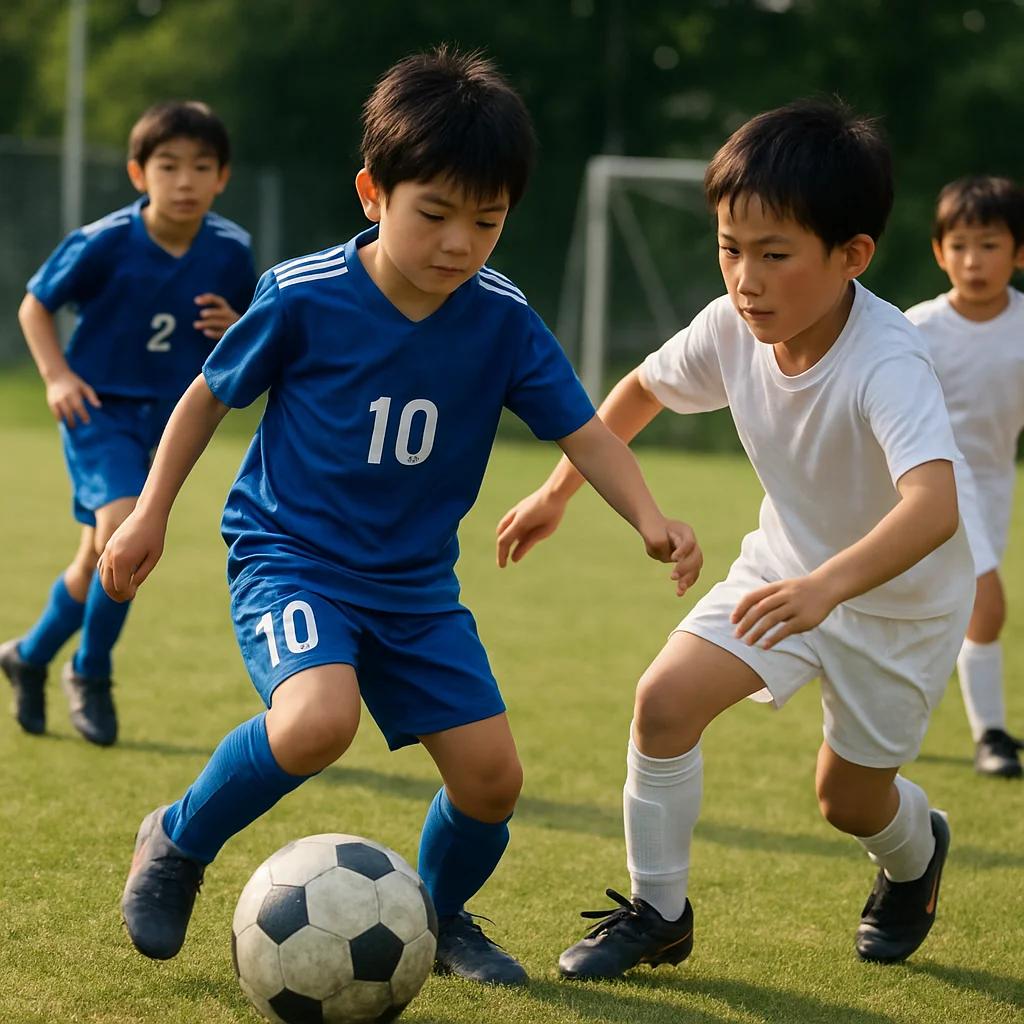 小学生向けサッカー教室：レッスンやトレーニングにチューブ活用法